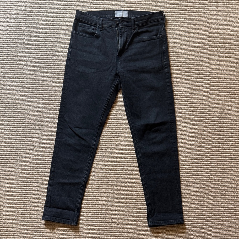 Everlane Men's Black Straight Jeans